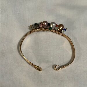 Genuine Pearl Crystal Bracelet